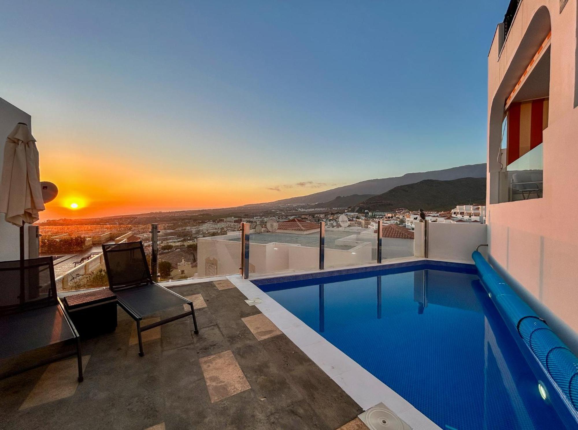 アデヘ Mirador Balcon Del Atlantico Y Piscina Privadaヴィラ エクステリア 写真